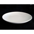 Haonai hot sale cheap and bulk round porcelain plate